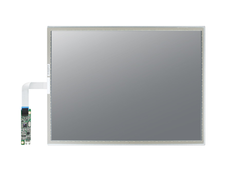 19" Low-Power 1280x1024 LVDS 350 nits 0 to +50℃ LCD with 5W Resistive Touch Display Kit